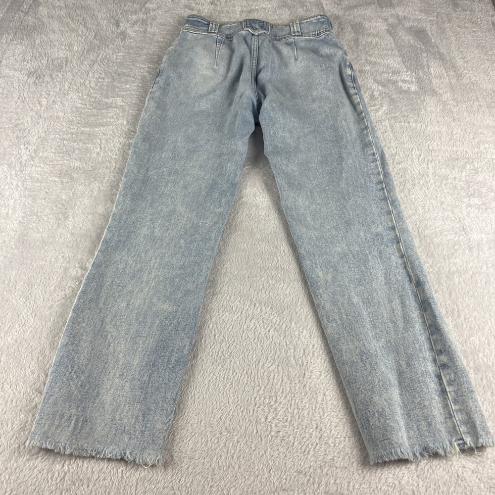 Abercrombie‎ and Fitch Women Size 24 00R Raw Hem Ultra High Rise Mom Jeans - Picture 9 of 10